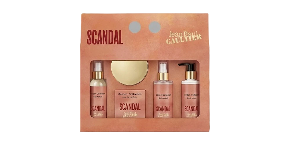 طقم سكاندل من جان بول غوتييه (٥ قطع) – مايا كوزمتكس | جولدن كوليكشن