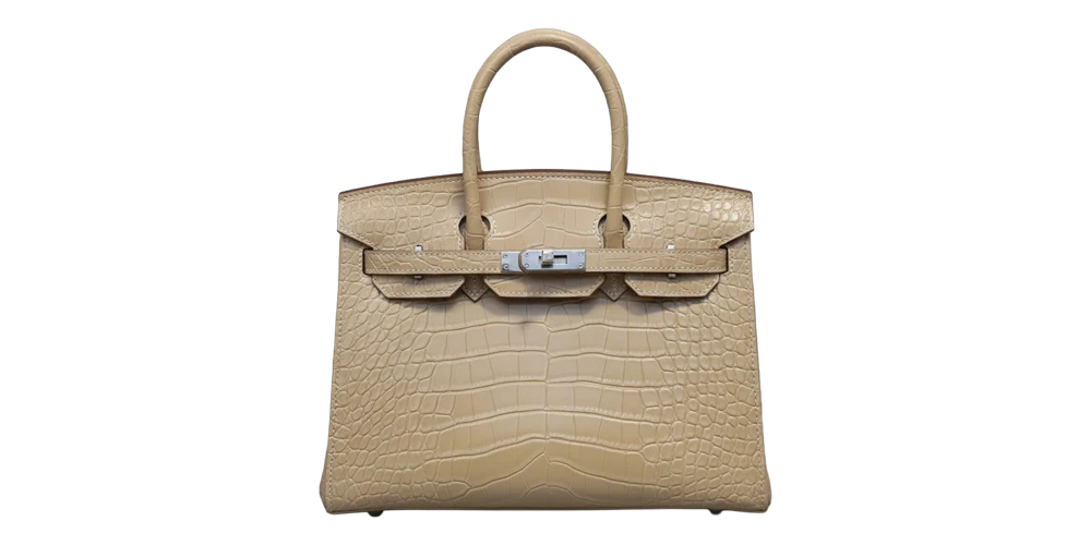 حقيبة هيرميس بيركين جلد بنقشة تمساح – حقيبة